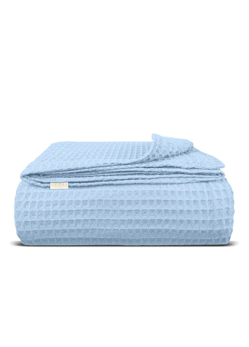 Плед-покривало вафельне 240х260 см Cloud Greek Waffle Небесний Cosas (369668502)