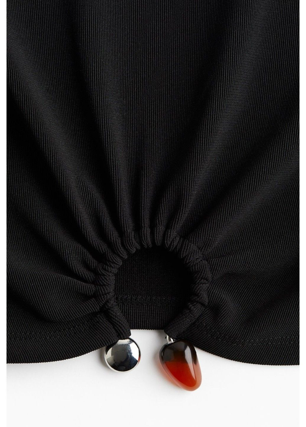 Жіноча трикотажна футболка-топ Н&М (58216) XS Чорна H&M - (323765722)