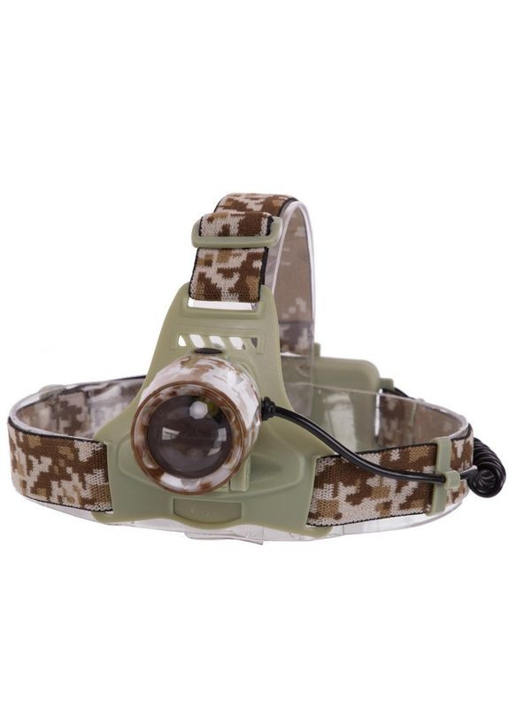 Фонарик налобный (пластик, на аккумуляторе 18650, Камуфляж Marpat) (SY-8065M_Камуфляж Marpat) SP-Sport (361436692)