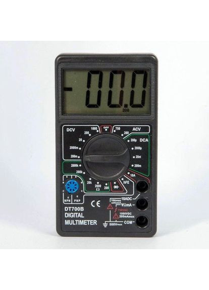 Мультиметр тестер вимірювальний DT700B, Точний автомобільний мультиметр, Мультиметр JS-600 із захистом Digital (352770273)