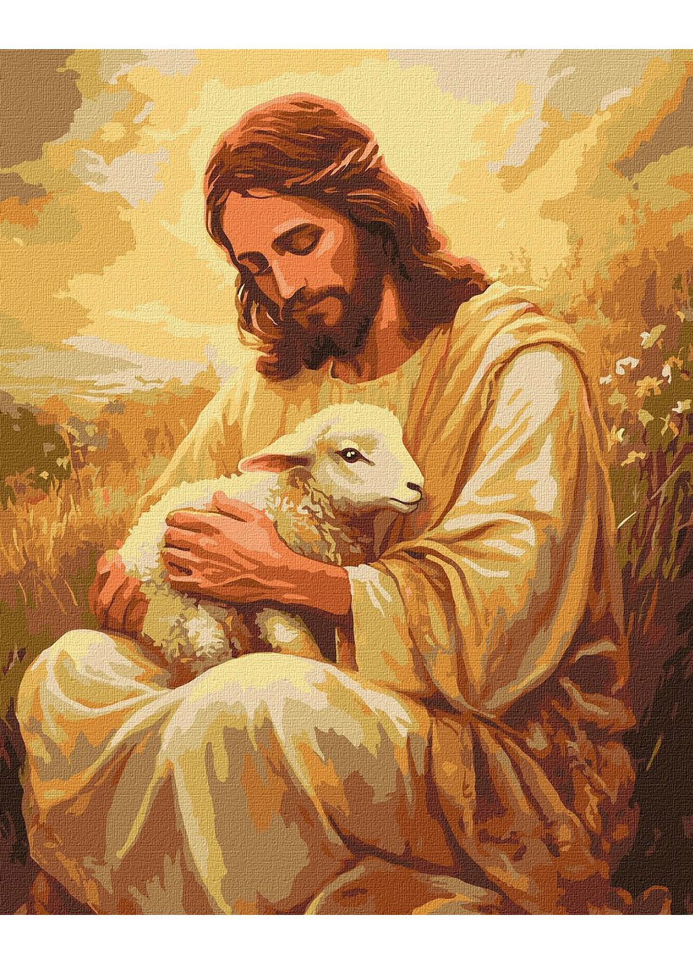 Картина-раскраска Ideyka по номеру Божьи объятия 40х50 (KHO8531) Ідейка (365543596)