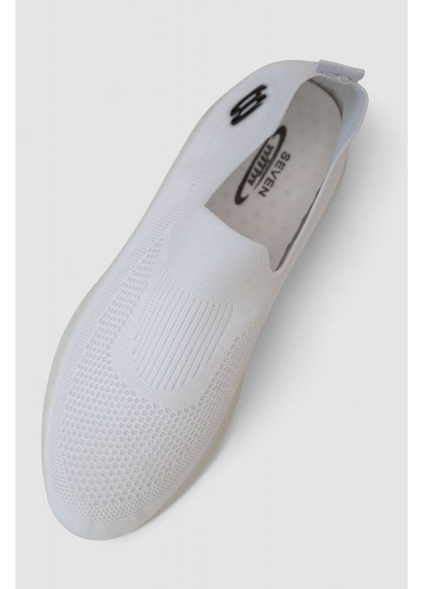 Сліпони чоловічі текстиль, колір білий, 243R777-A1027 Seven (328921782)