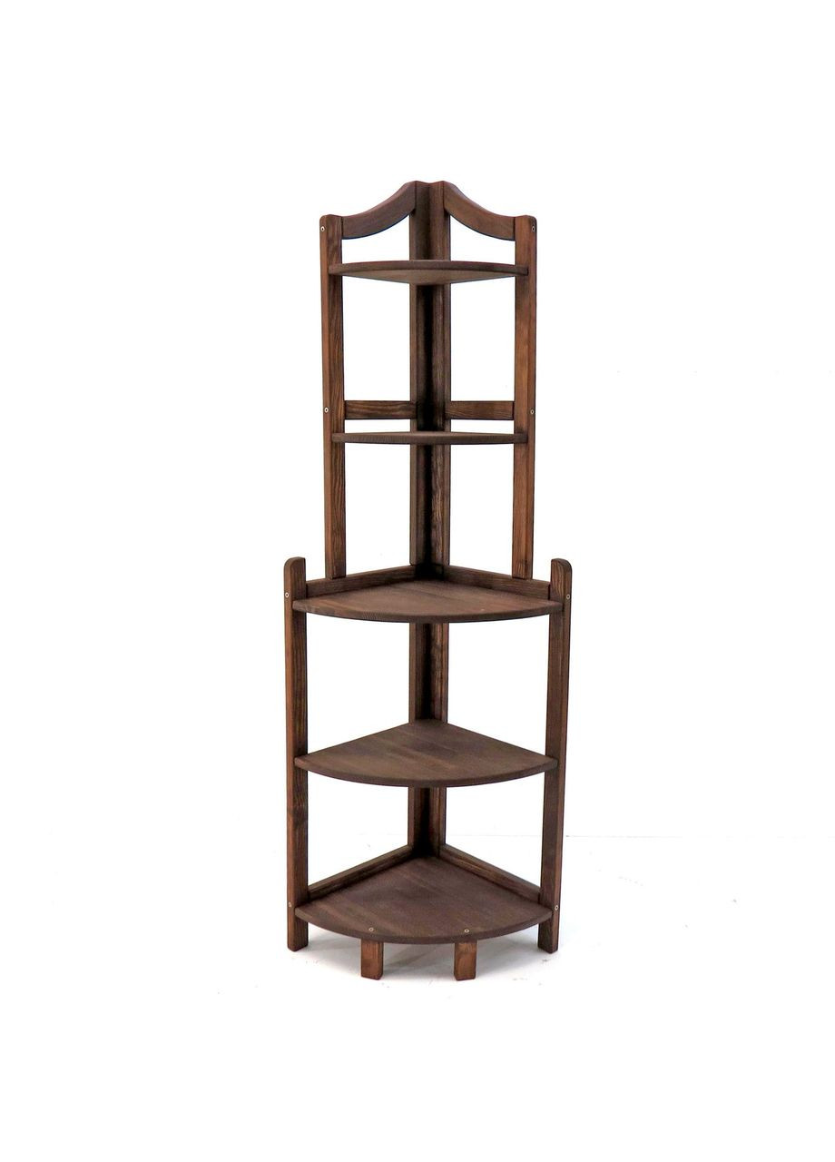 Этажерка разборная из дерева Питерборо 40 капучино (МЕБ-402709) No Brand (327844578)