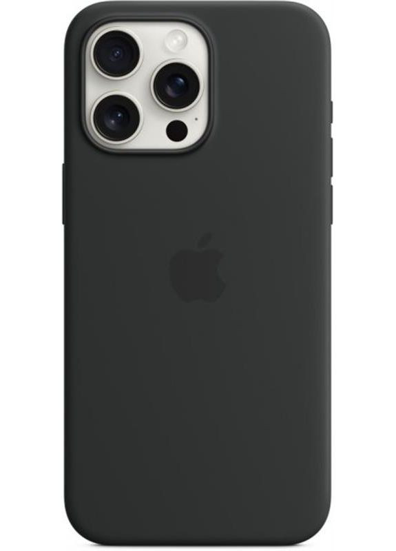 Чехол-накладка Silicone Case with MagSafe для iPhone 15 Pro Max Black (MT1M3) Apple (370619778)