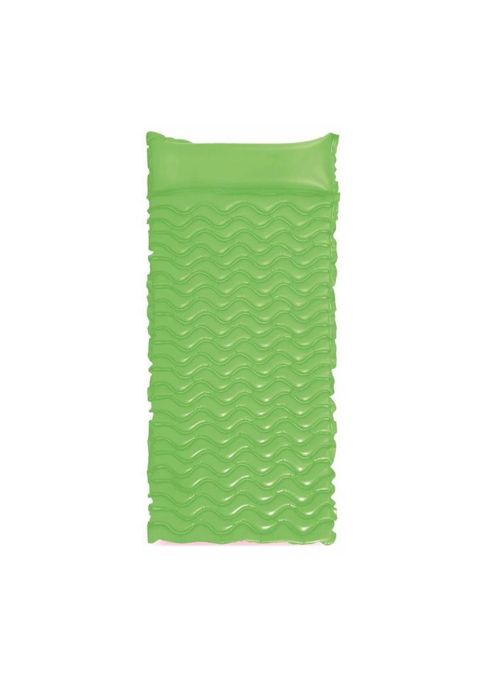 Надувний матрац 58807 Хвилі (229 -86см) Зелений Intex (315154442)