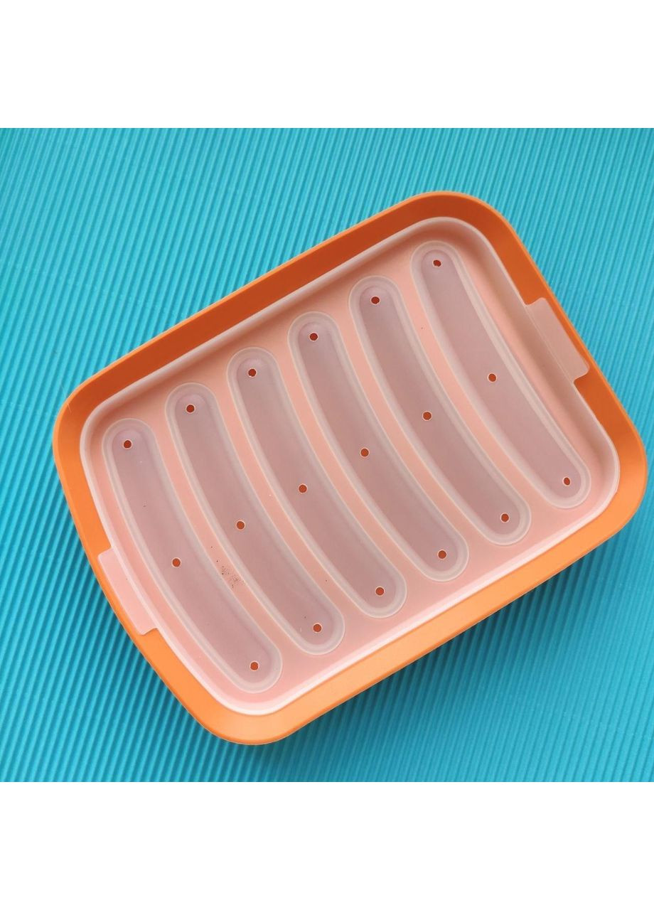 Силиконовая форма для сосисок с крышкой No Brand (368703315)