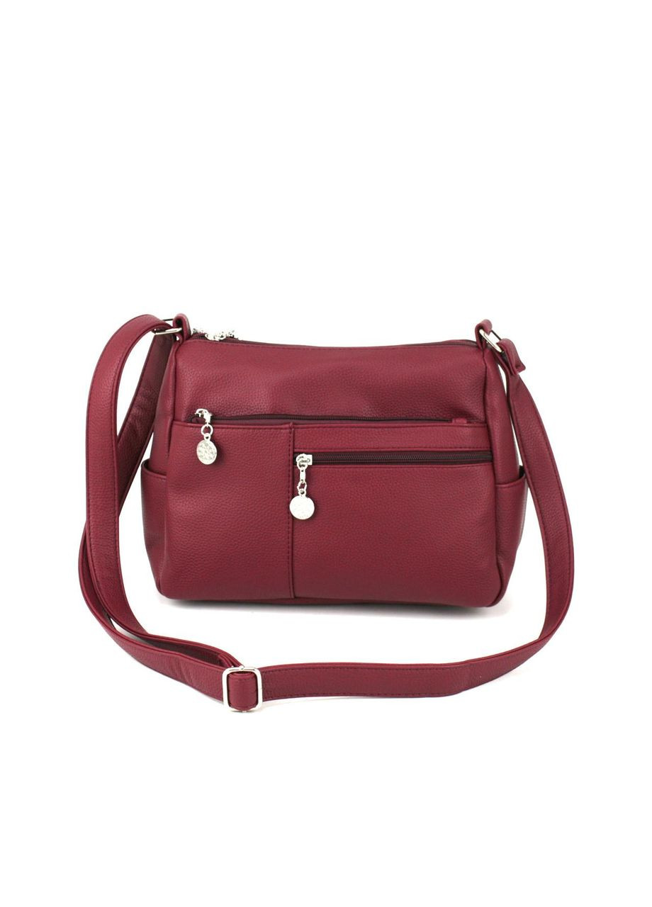 Жіноча сумка крос-боді 0-528172 бордова Voila (320587471)