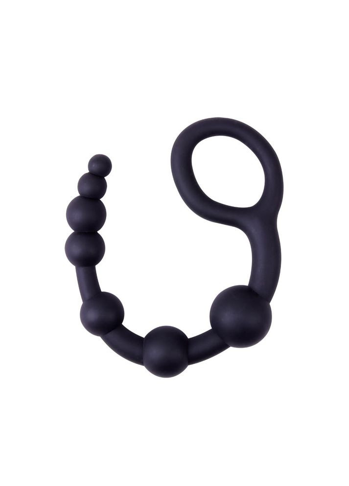 Анальний ланцюжок Black Mont 9.4 з ланками різних діаметрів, чорна Chisa (331170262)