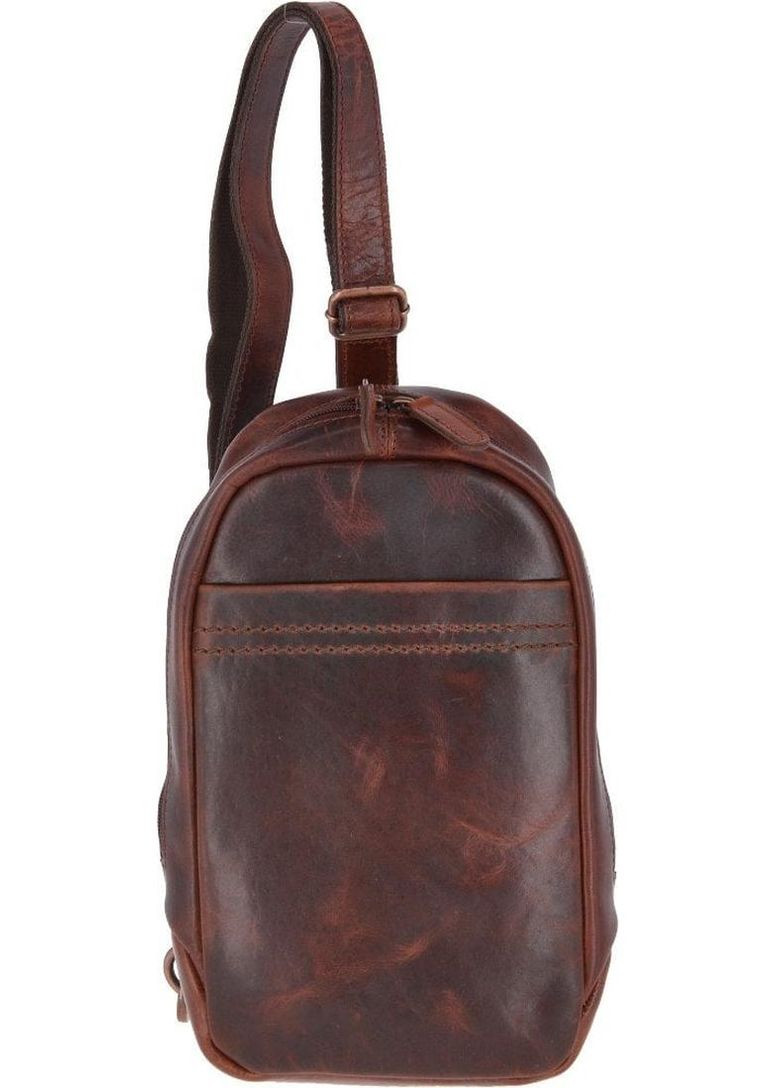 Сумка чоловіча планшет для документів рюкзак слінг в дорогу сумочка для телефону Коричневий 34817 Ashwood (332612589)