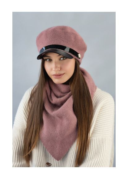 Женский комплект «Иви», берет с козырьком и косынку Braxton (369378912)