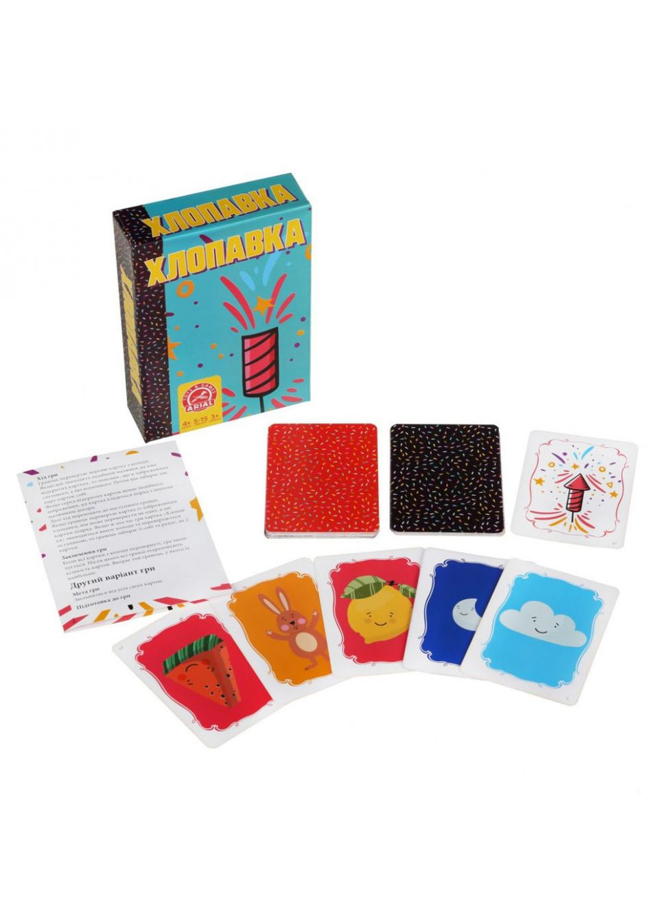 Дитяча настільна гра "Хлопавка" 911579 від 4-х років Arial (365641454)