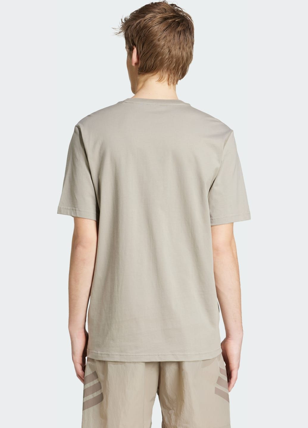 Бежева футболка future icons 3 bar logo adidas