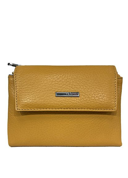 Гаманець жіночий шкіряний жовтий 1205-56 Karya (336377958)