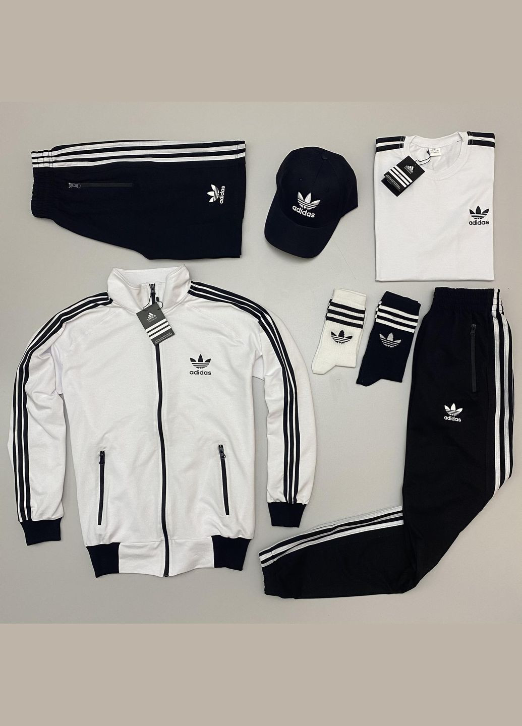 Набор 7в1 Кофта-штаны-футболка-шорты-кепка-2пары носки (весна/лето/осень) No Brand (316244428)