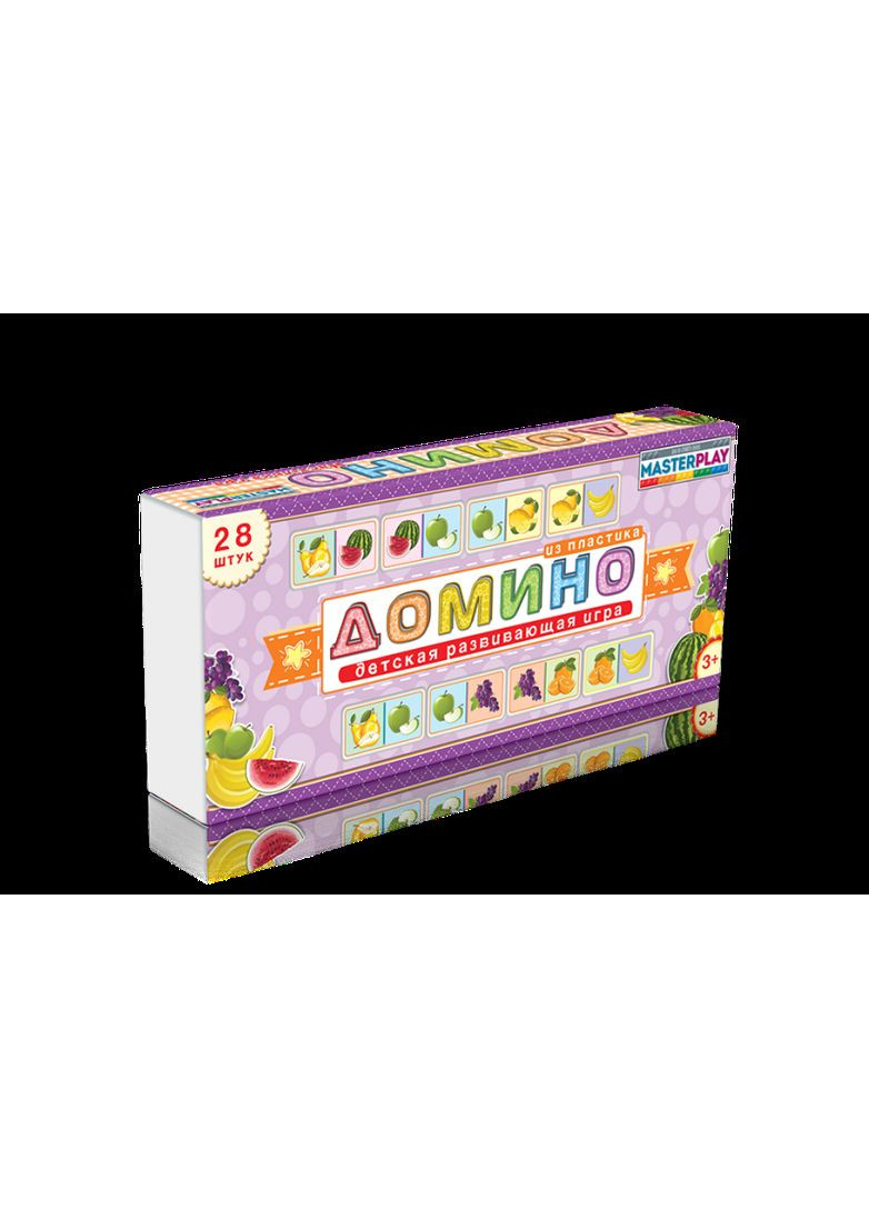 Детская настольная игра домино "Фрукты" 1-092 от 3х лет Colorplast (365641458)