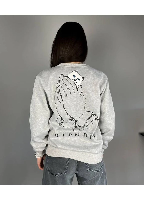 Сірий світшот Ripndip (381088183)