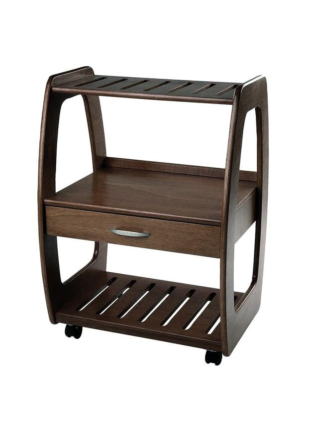 Сервірувальний столик з дерева Стадшет капучино (ЄТК-004809) No Brand (327860524)