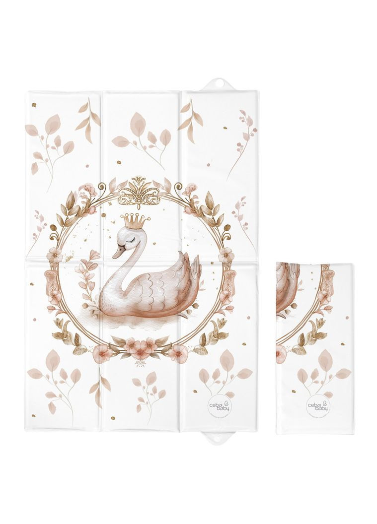 Повивальний матрац Watercolor Word Glamour Style, 40x60 см, білий () Ceba Baby W-305-000-784 (354781563)