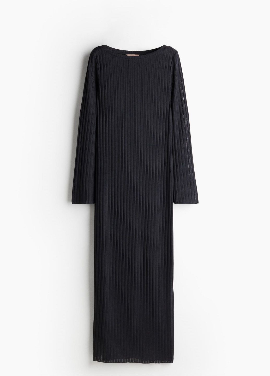 Черное кэжуал платье H&M однотонное