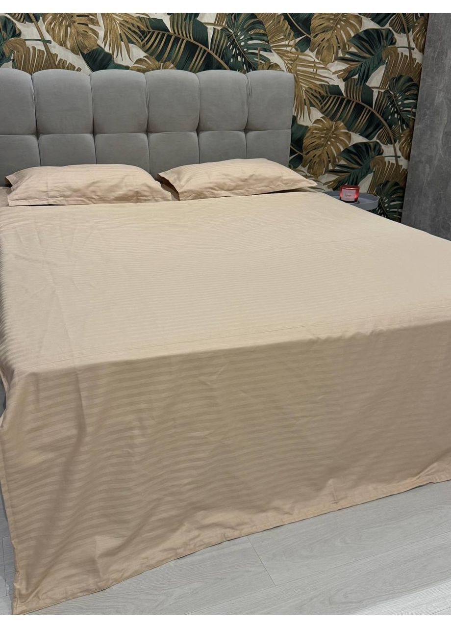 Комплект постельного белья полуторный No Brand страйп (370864784)