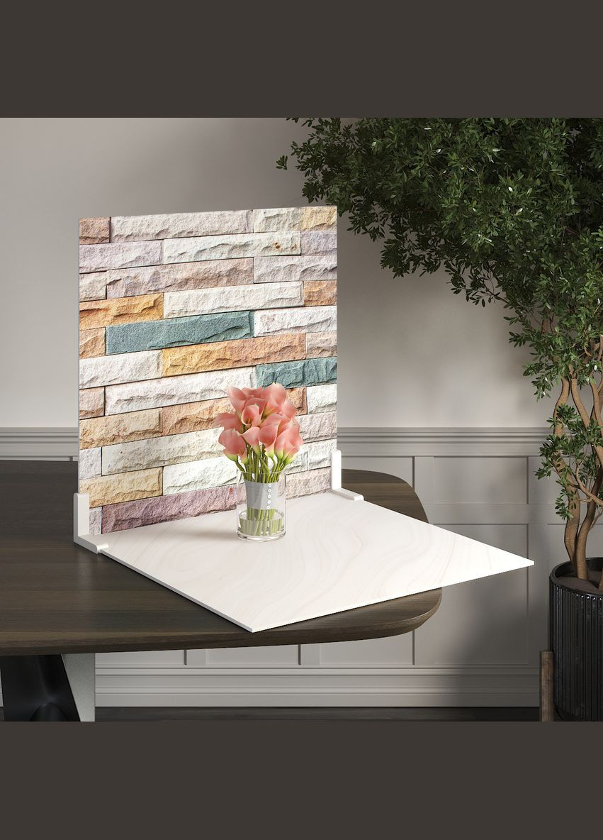 Пластиковий кутовий 2d фотофон, 60x60см - №62214 PolyPlast (354372266)