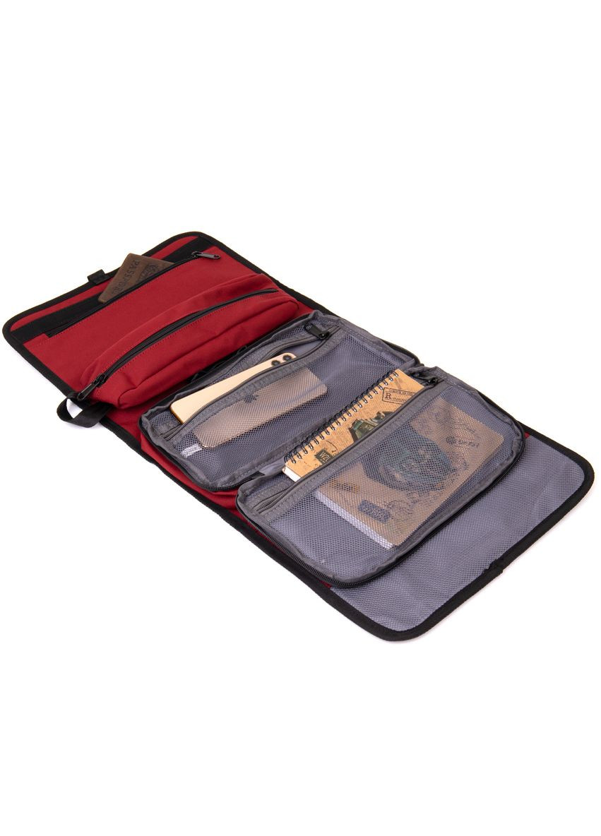 Дорожній органайзер із двома кишенями та знімними елементами червоний (sku_20654) No Brand (328922119)