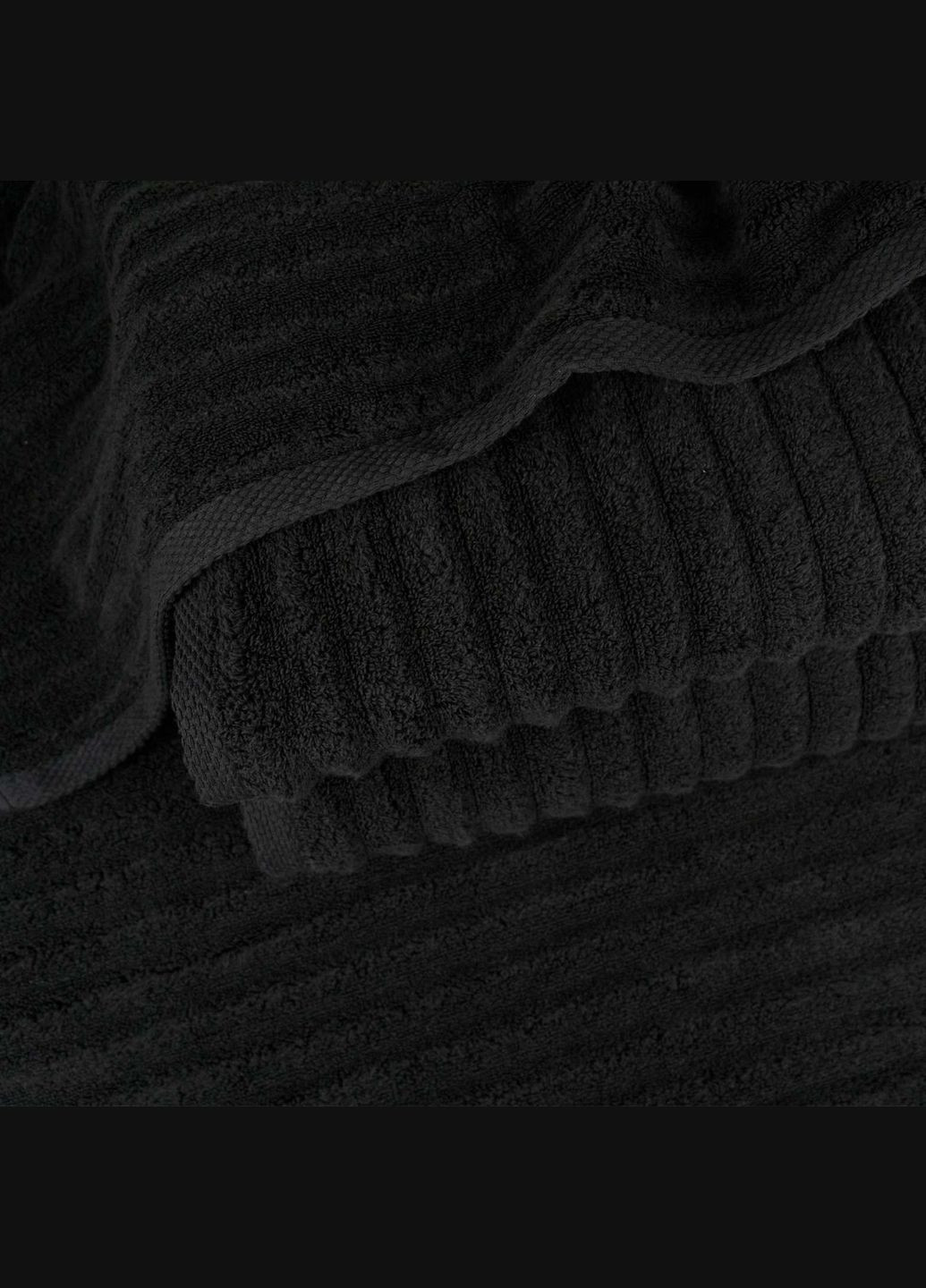 GM Textile полотенце махровое 50x90см премиум качества зеро твист 550г/м2 (графит) графитовый производство - Узбекистан