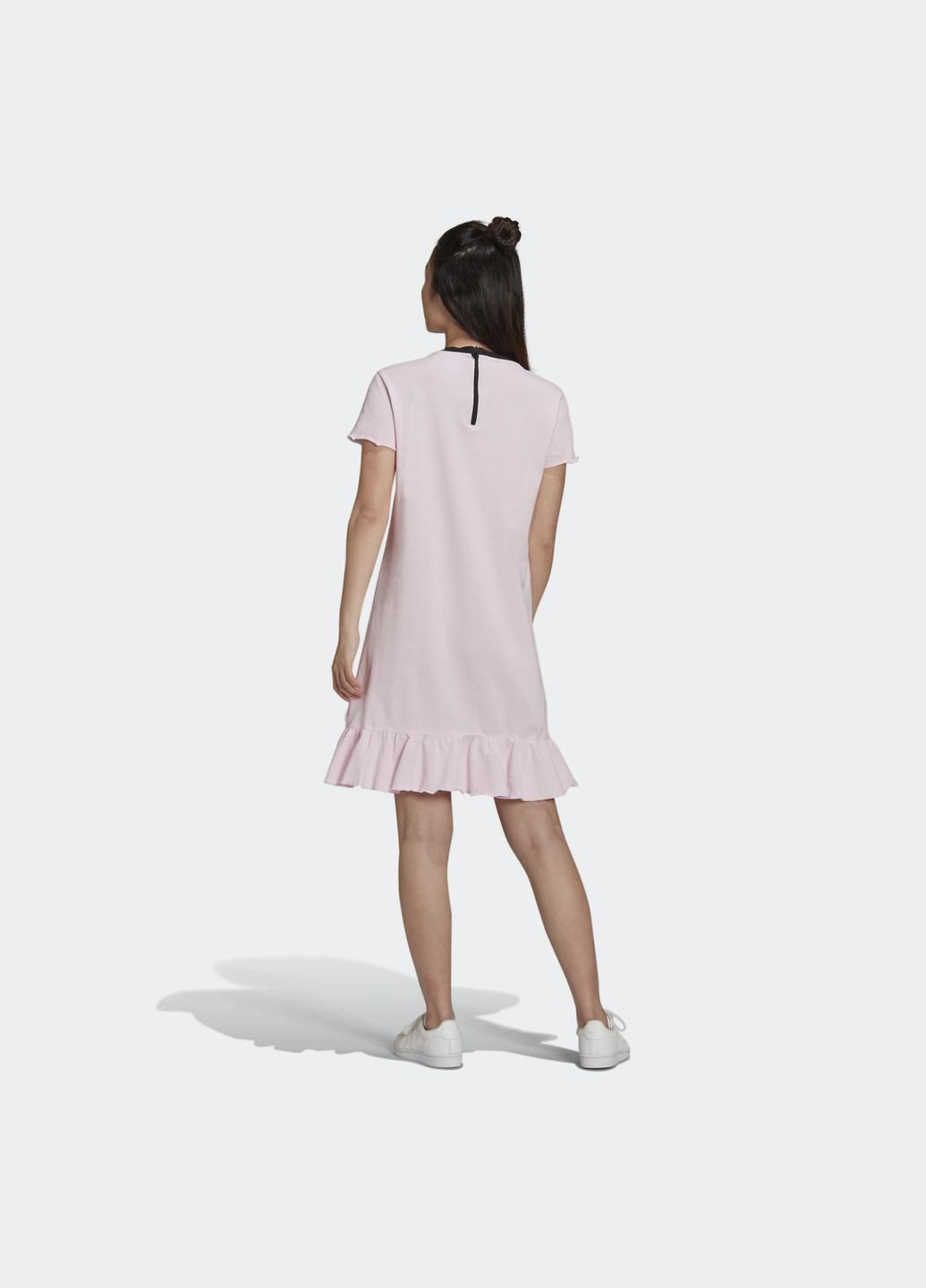 Розовое повседневный платье adidas