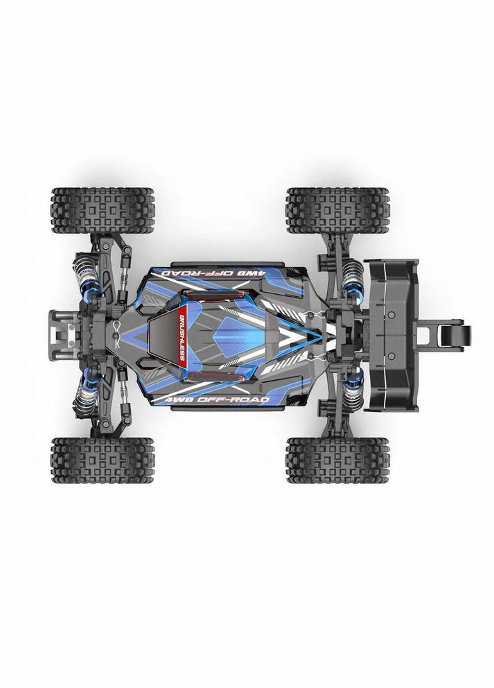 Машинка на радиоуправлении Hyper Go 16207 Brushless RTR 4WD 1:16 Buggy (Blue) MJX (337508409)