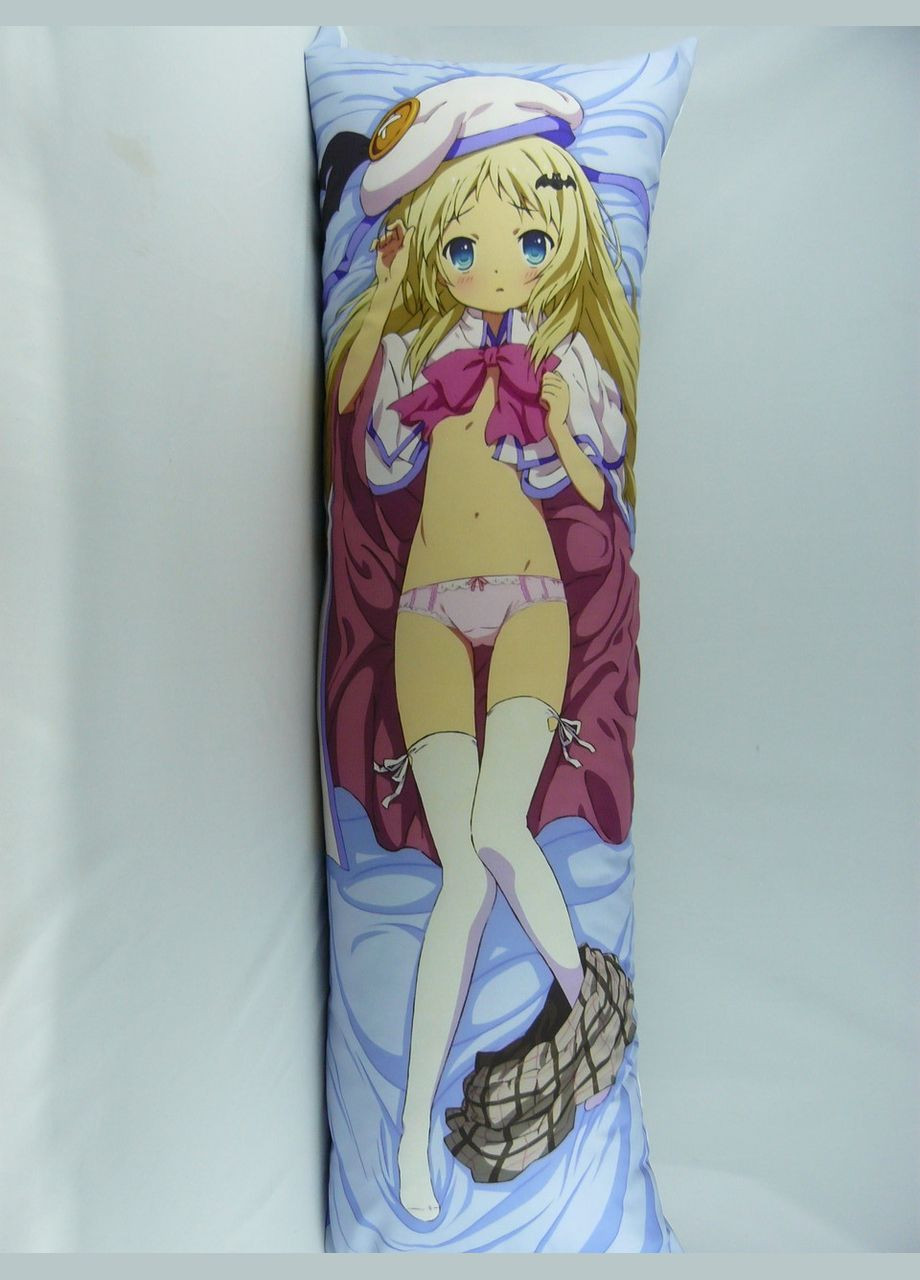 Дакимакура 150 х 50 см Номи Кудрявка Подушка обнимашка аниме принт тян, со съемной наволочкой Viva (346056110)