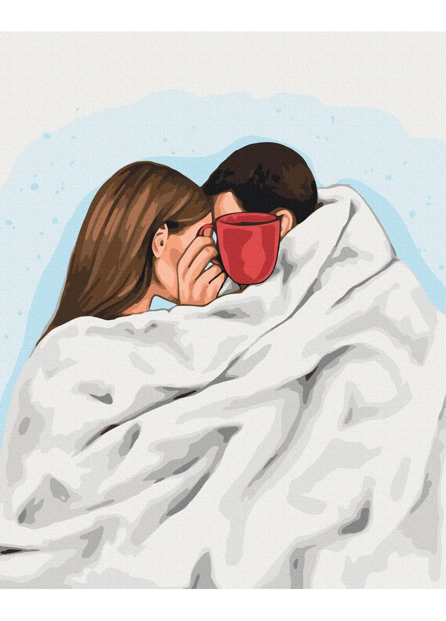 Картина по номерам Кофе на двоих ©Alla Berezovska BS54224 Brushme (379872599)
