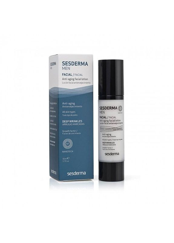 SeSDerma Омолоджуюча сироватка для обличчя Men Anti-Aging Facial Lotion 50ml (2-398221) — Крем, (369796502)