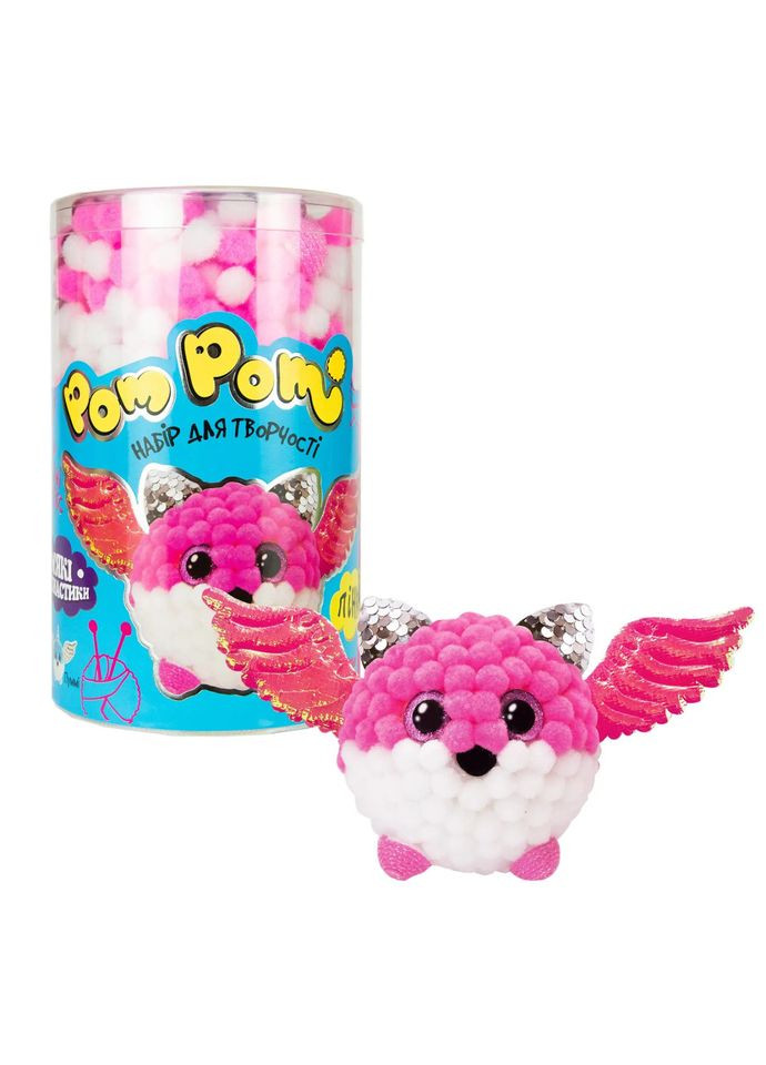 Дитячий набір для творчості Pom pom Пінкі 32015 (укр.) Strateg (364127099)