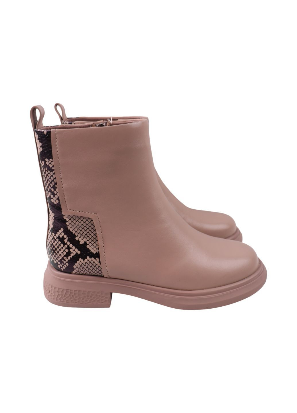 Черевики жіночі бежеві натуральна шкіра VIDORCCI 84-24DHC (305837907)