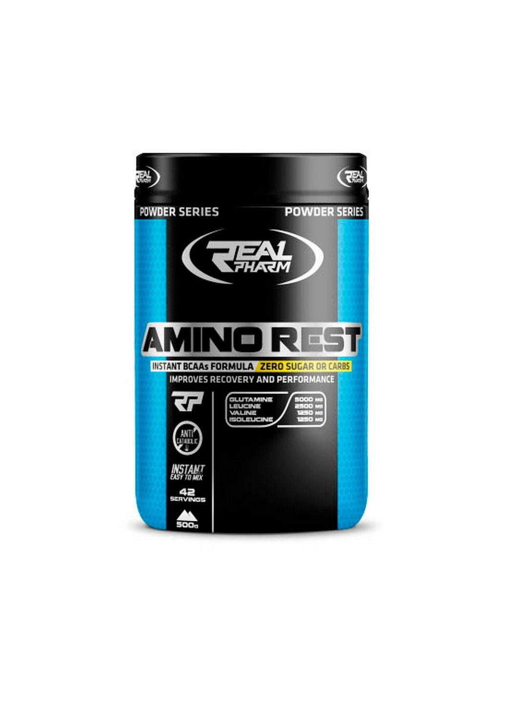 Амінокислота Amino Rest, 500 грам Фруктовий пунш Real Pharm (293339167)