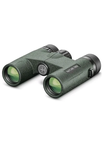 Бінокль Nature Trek 10x25 Green (35053), влагозащита, центральное фокусирование, тип призми - Roof, вага - 295 г Hawke (396650853)