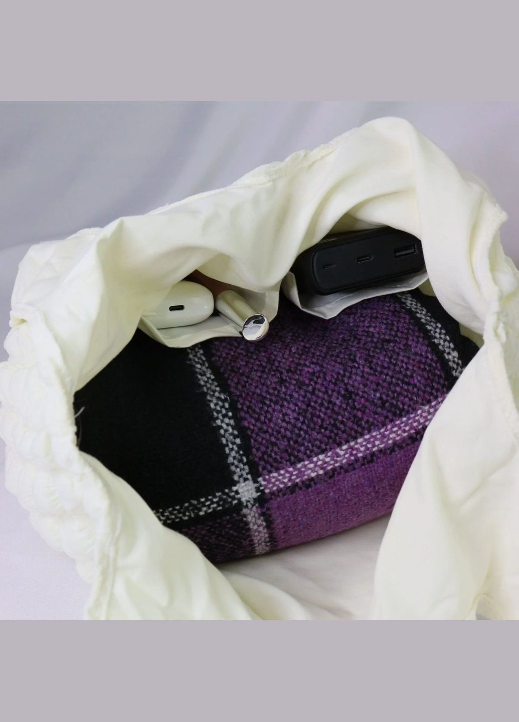 М'ятна сумка-шопер в кубик велика м'яка корейський стиль фактурна рельєфний візерунок об'ємна комфортна повсякденна вінтаж няшна No Brand (322059697)