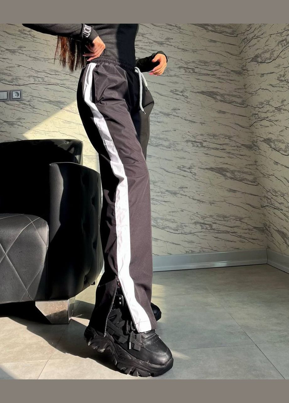 Жіночі штани карго з плащової тканини з лампасами Nositi (315699626)