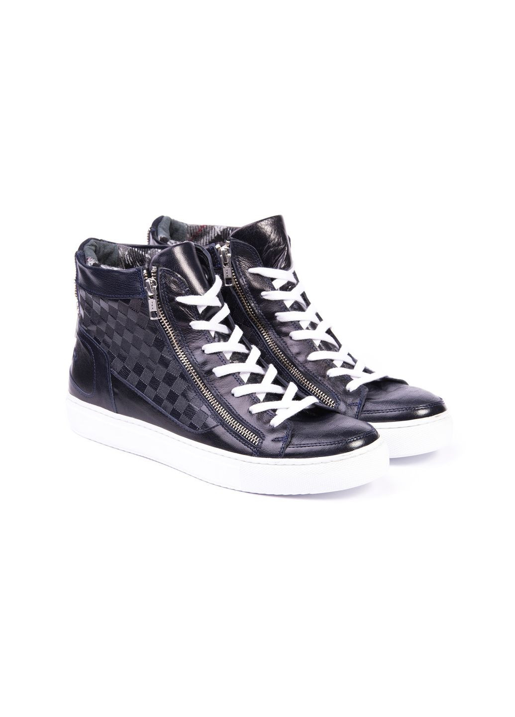 Синие осенние ботинки 12137-07162-1 синий Etor