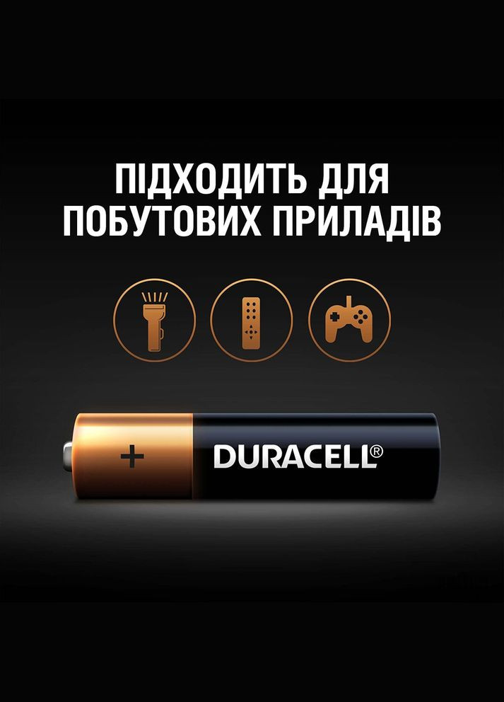 Батарейки AAA (LR03) MN2400, 4 шт Duracell (339084996)