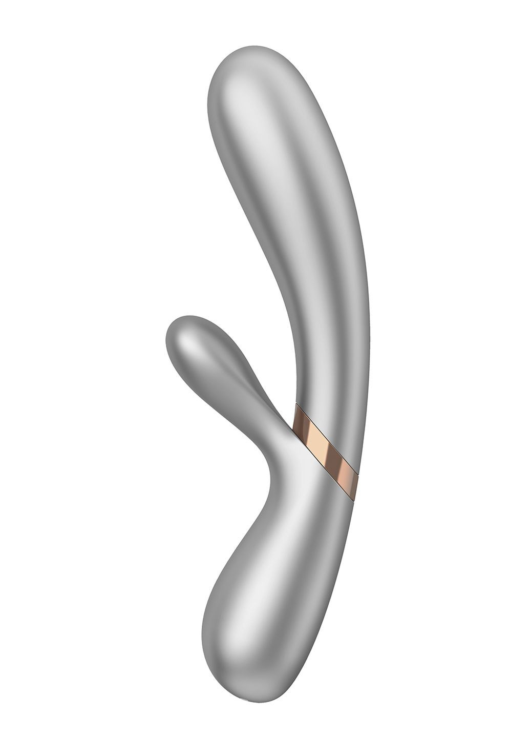 Двойной смарт вибратор с функцией нагрева Hot Lover, нюдовый Satisfyer (298918583)