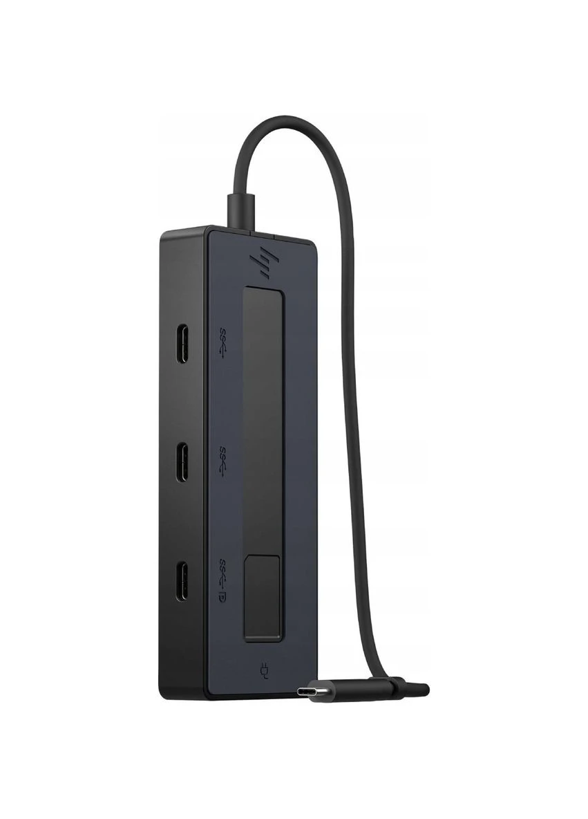 Док-станция - хаб разветвительный адаптер HP Multiport USB3.1 Type-C to 4*Type-C (6G842AA) черная Hewlett Packard (402622495)