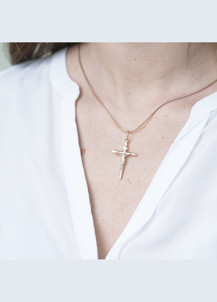 Золотой православный крестик п00663 Oniks (264022567)