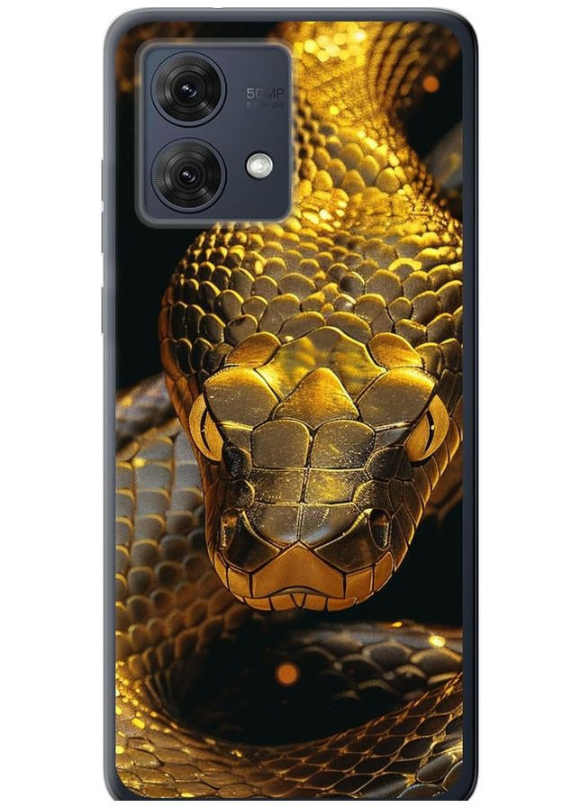Силіконовий чохол 'Golden snake' для Endorphone Motorola Moto G84 (286771240)