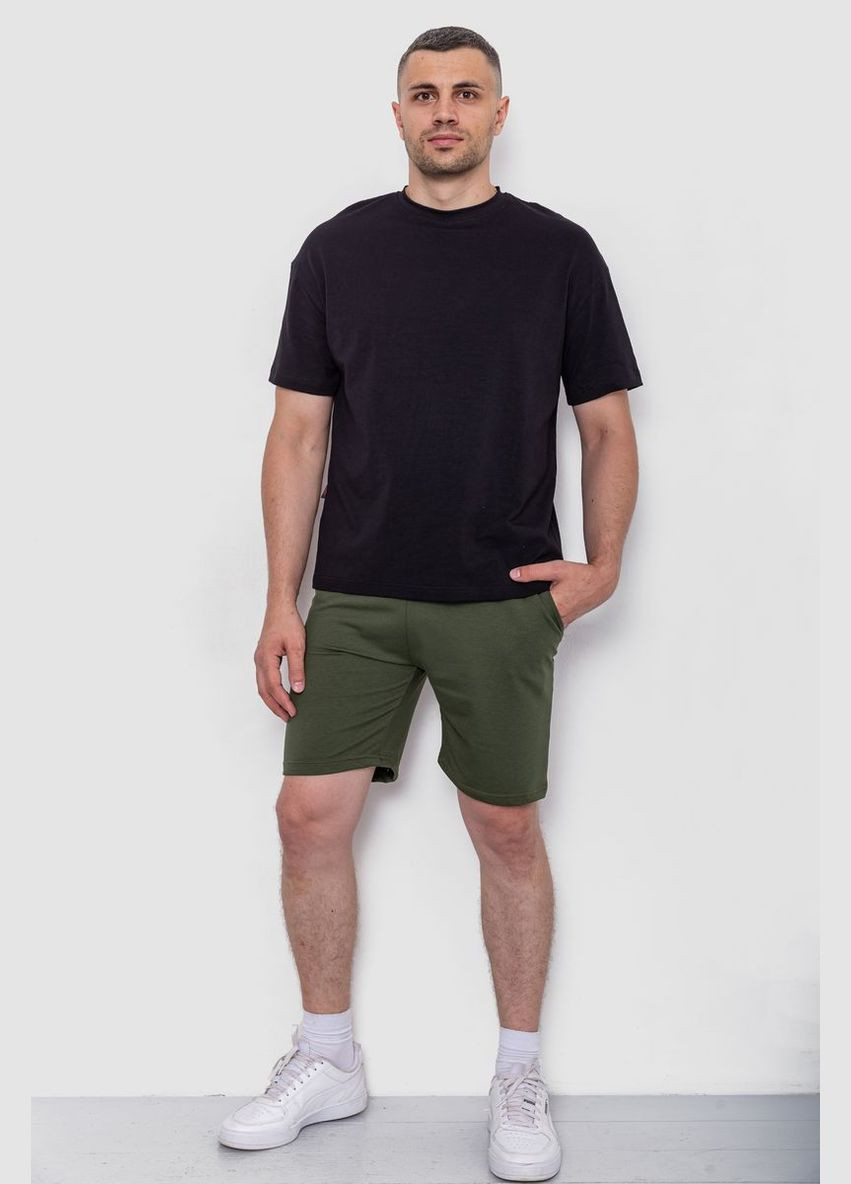 Чорна футболка чоловіча з принтом чорна oversize (sku_241r2004) з коротким рукавом No Brand