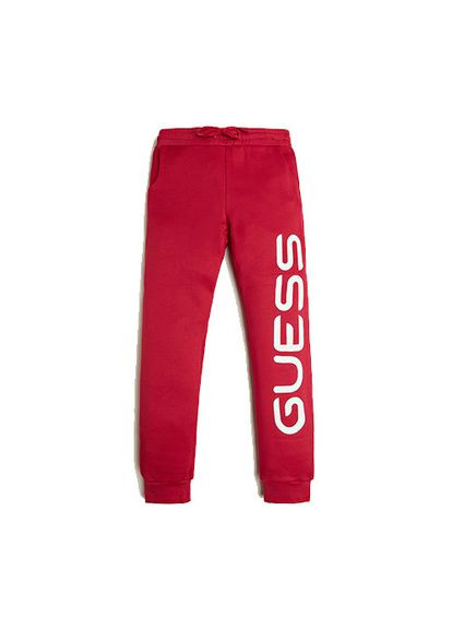 Красные спортивные демисезонные брюки Guess