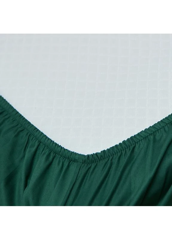 Простыня на резинке Stripe Satin 80х190х25 см (MS-850007061) Moon&Star Emerald Luxe (394448558)
