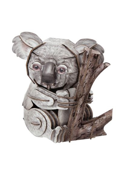 Пазл трехмерный Дикие животные Коала (DS1176h) Cubic Fun тривимірний Дикі тварини Коала (366159490)