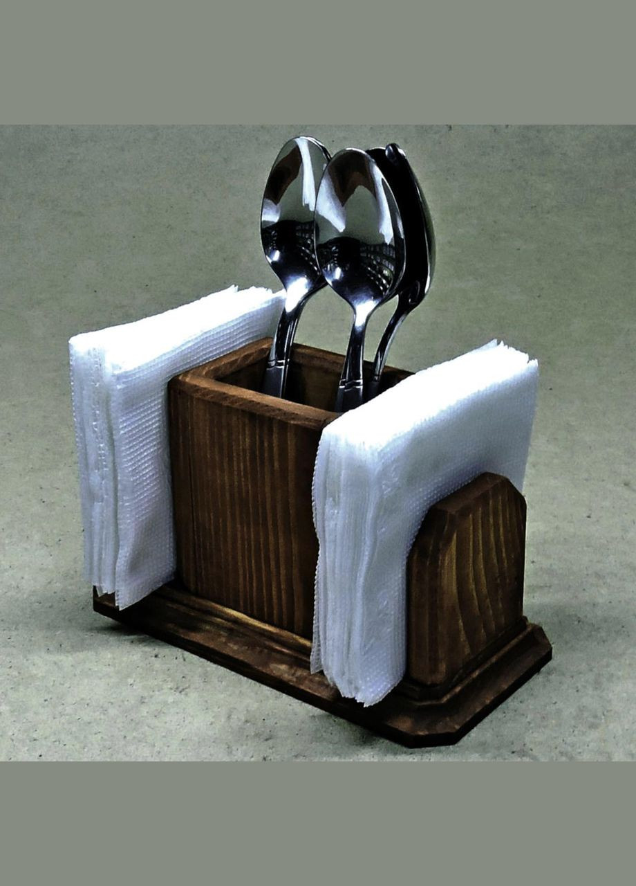 Підставка для столових приборів з дерева Кулінаріо капучино (ПСП-001209) No Brand (327424595)