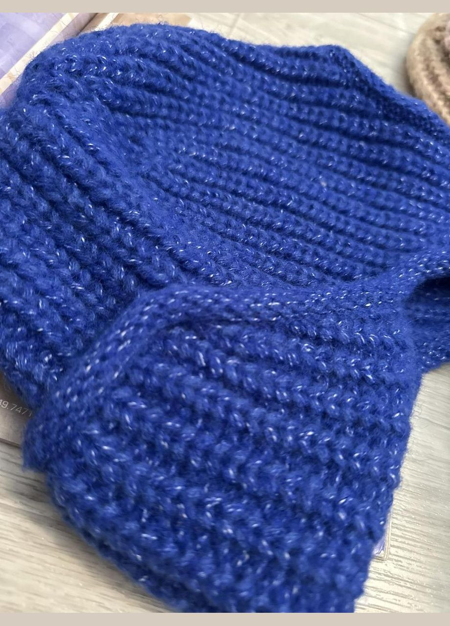 Шапка-ушанка вязаная One Size 55-58 (5004) No Brand (358052688)